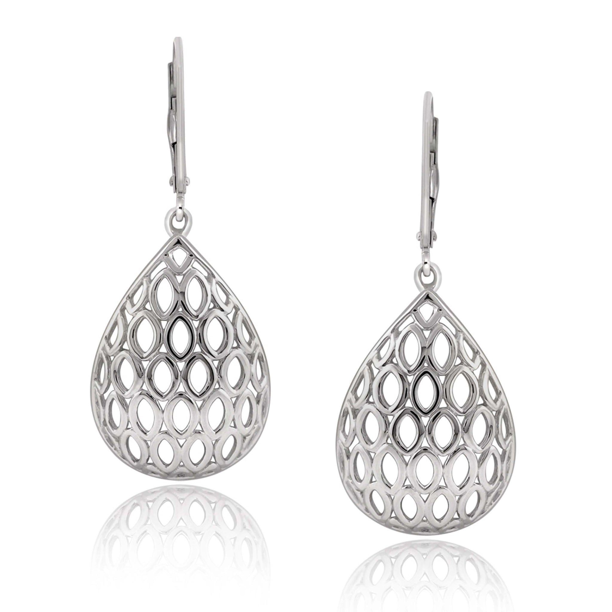 JewelonFire Sterling Silver Dangle Earrings - Assorted Colors