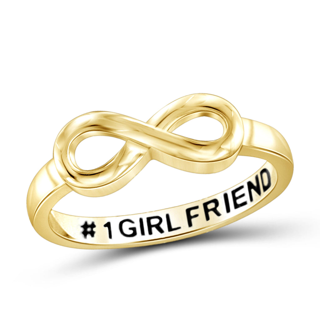 6mm Circular Infinity Ring in 14k Yellow Gold – Sziro Jewelry