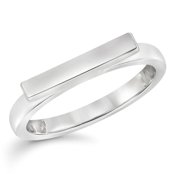 JewelonFire Sterling Silver Raise the Bar Band - Assorted Colors