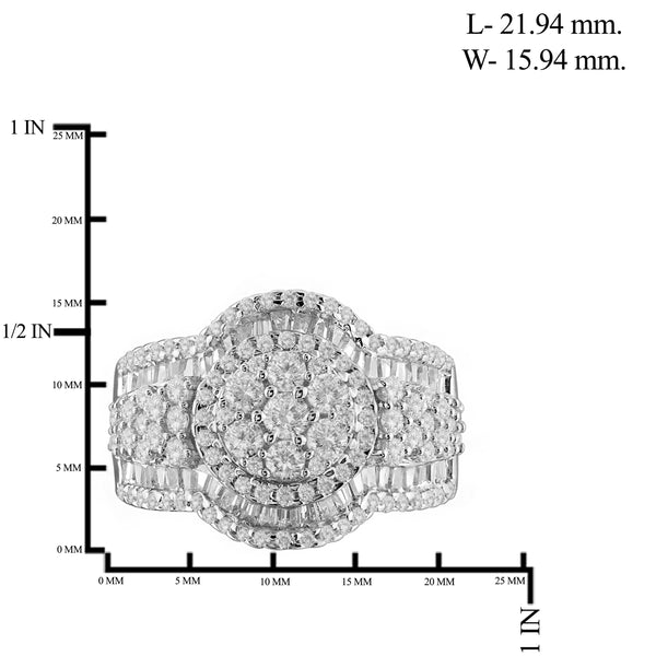 Jewelnova 2.00 Carat T.W. White Diamond 10K Gold Bold Ring - Assorted Colors